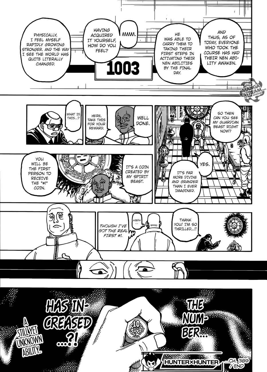 Page 20 Chapter 389 HUNTER x HUNTER