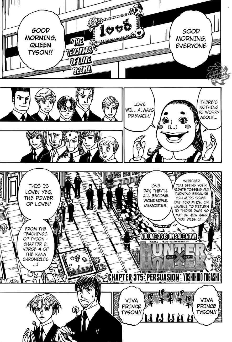 Page 1 Chapter 375 HUNTER x HUNTER