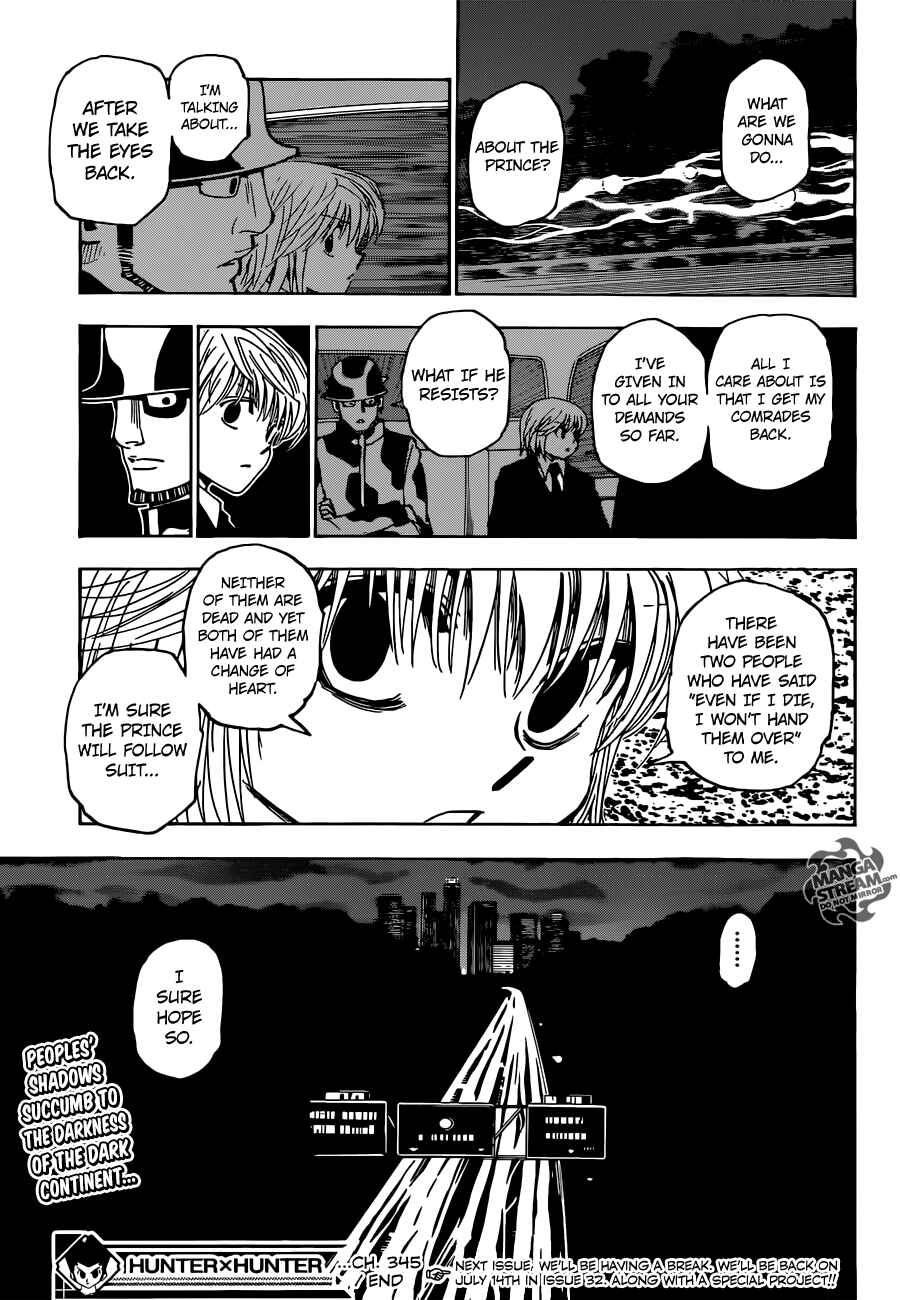 Page 20 Chapter 345 HUNTER x HUNTER