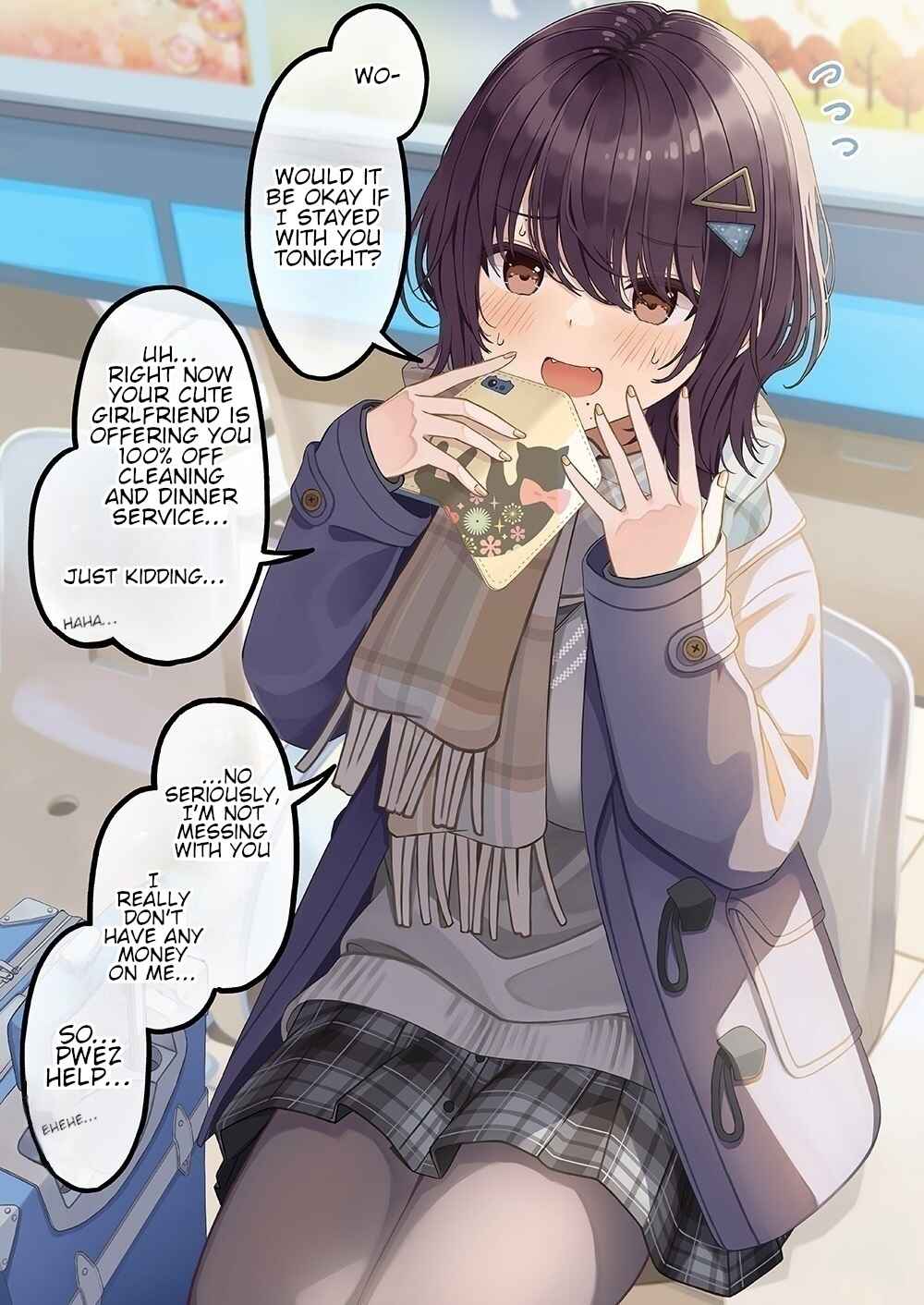 Page 2 Chapter 2 Enkyori Kanojo ga Ai ni Kita.
