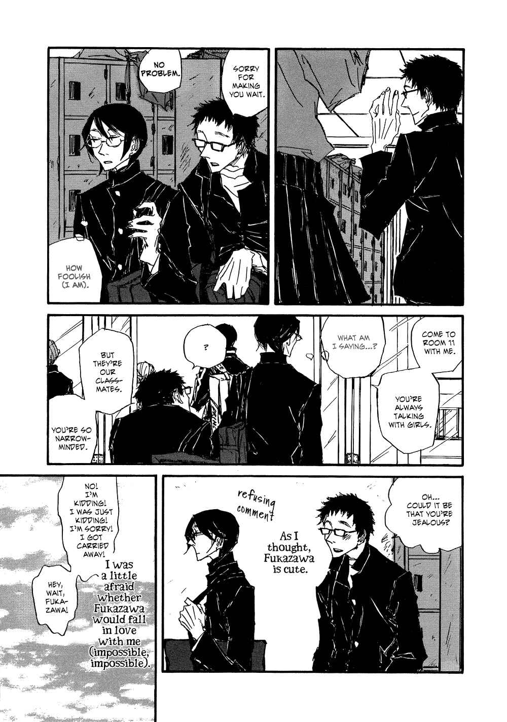 Page 9 Chapter 4 Akaneshinchi Hanaya Sange