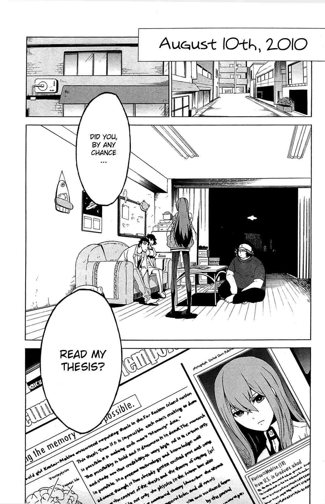 Page 6 Chapter 0 Steins;Gate - Babel of the Grieved Maze