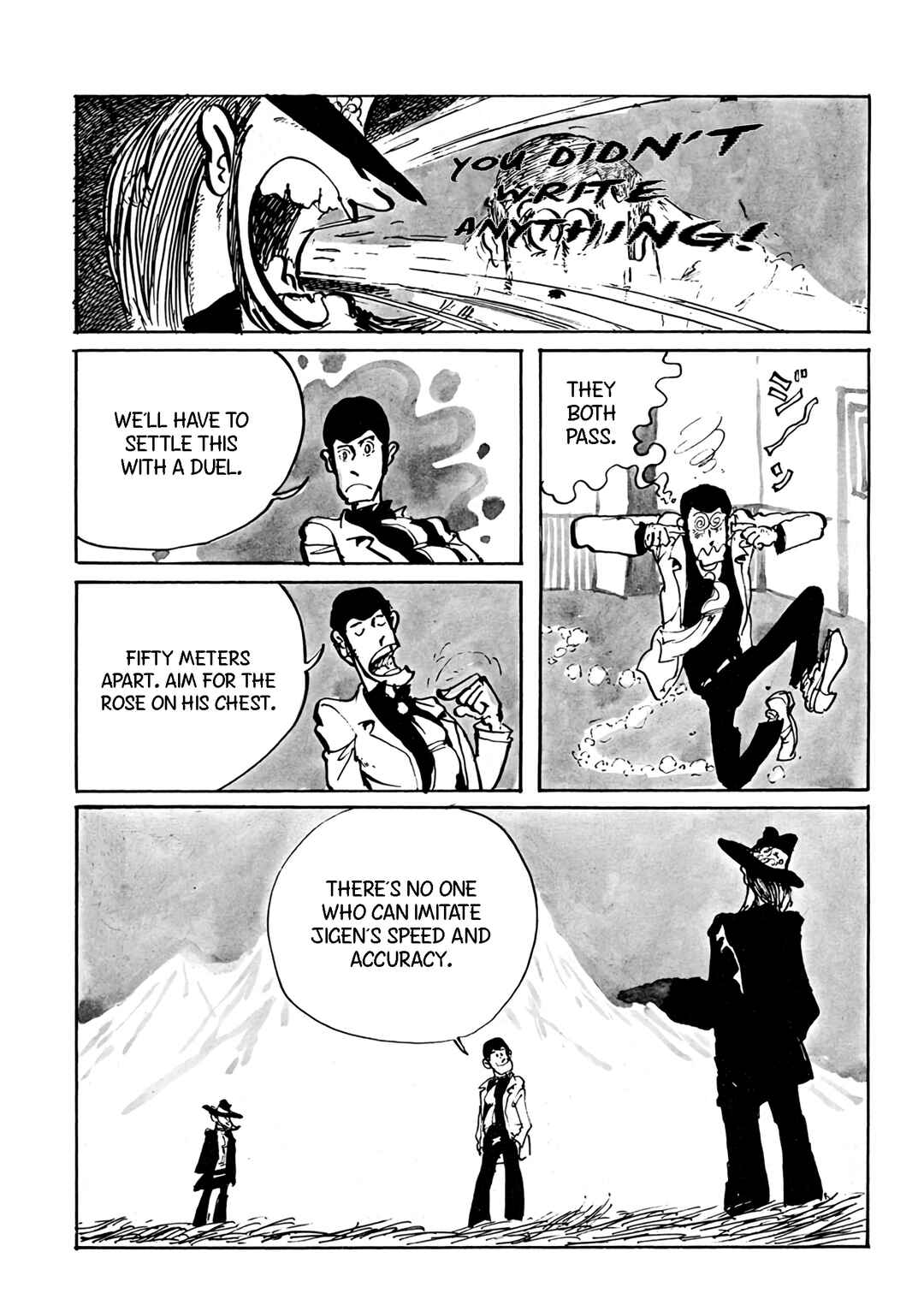Page 13 Chapter Unknown_2c1d Lupin III: Ore no Juudan wa....... Suteki..... Daze