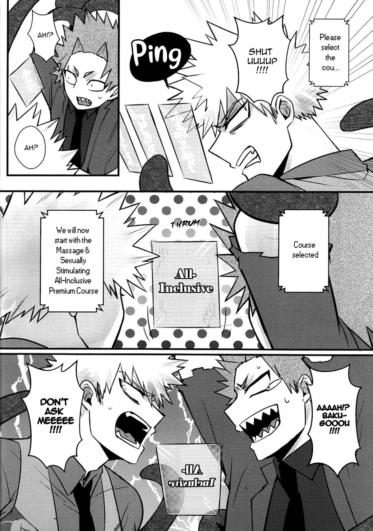 Page 10 Chapter Unknown_5013 Boku no Hero Academia - KiriBaku ga I island de Shokushu Therapy wo Ukeru Hon (Doujinshi)
