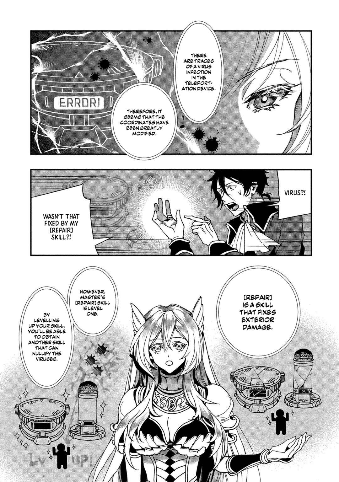 Page 12 Chapter 2 Class Shoukan ni Makikomareta Kyoushi, Hazure Sukiru de Kikai Shoujo wo Shuuri suru
