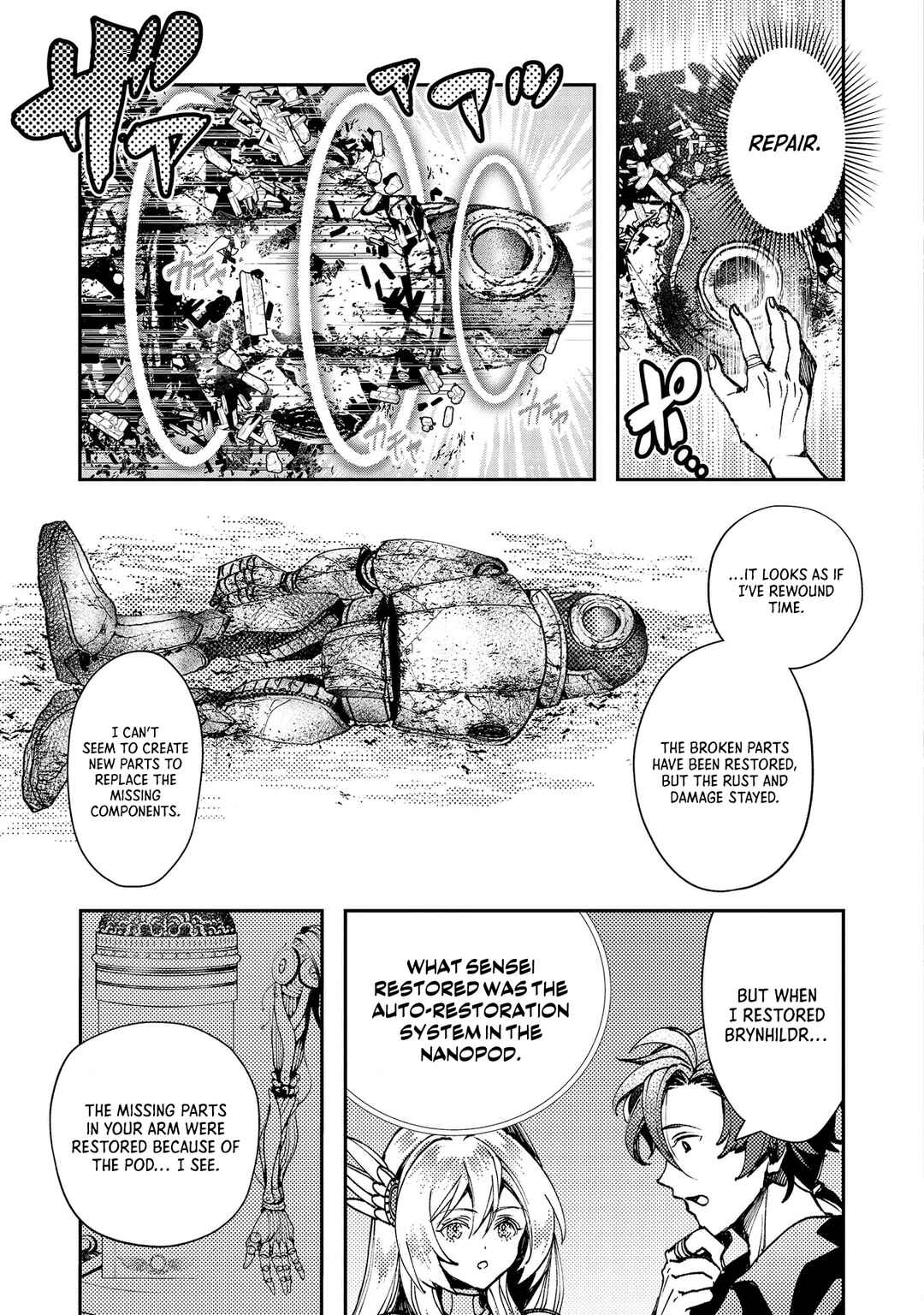 Page 28 Chapter 6 Class Shoukan ni Makikomareta Kyoushi, Hazure Sukiru de Kikai Shoujo wo Shuuri suru