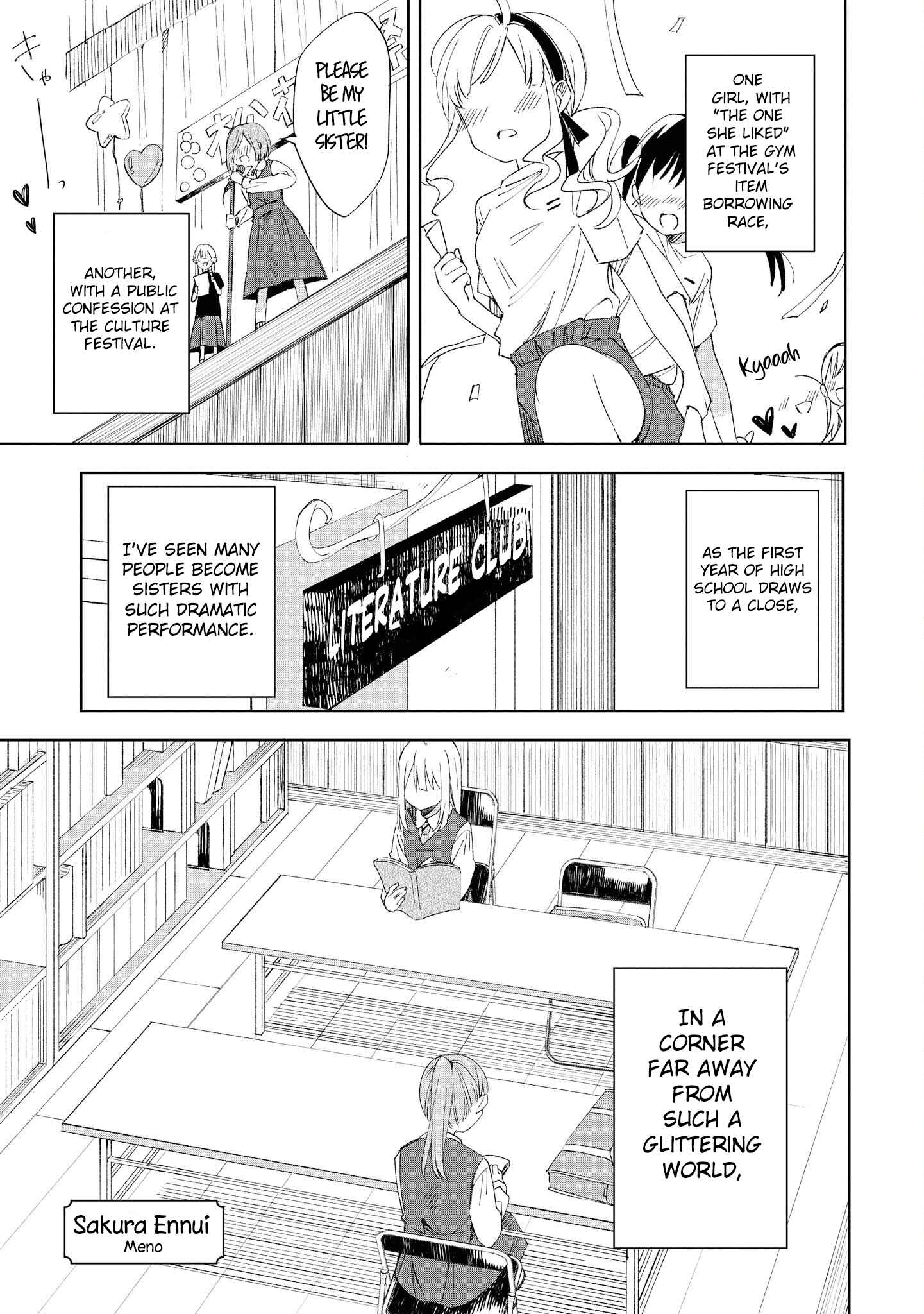 Page 1 Chapter 4 Canelé Soeur Yuri Anthology