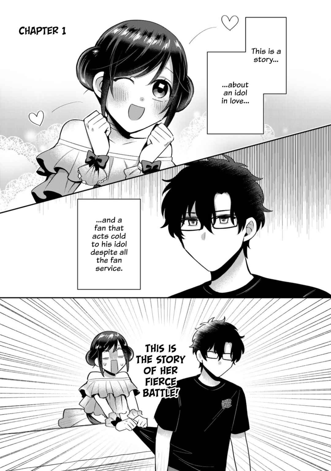 Page 1 Chapter 1 An Idol Whos Super in Love with Her Fan and a Fan Whos Cold to His Idol