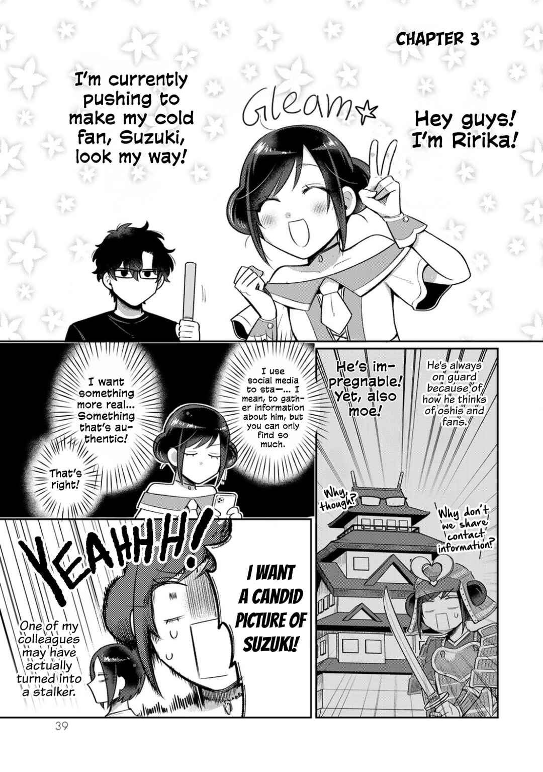Page 1 Chapter 3 An Idol Whos Super in Love with Her Fan and a Fan Whos Cold to His Idol