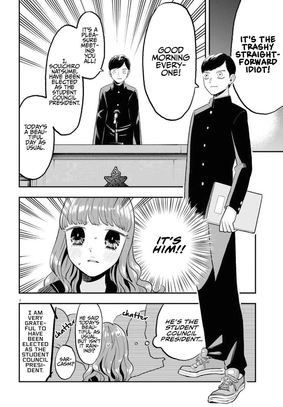 Page 2 Chapter 2 The Overly Straightforward Natsume-kun Cant Properly Confess
