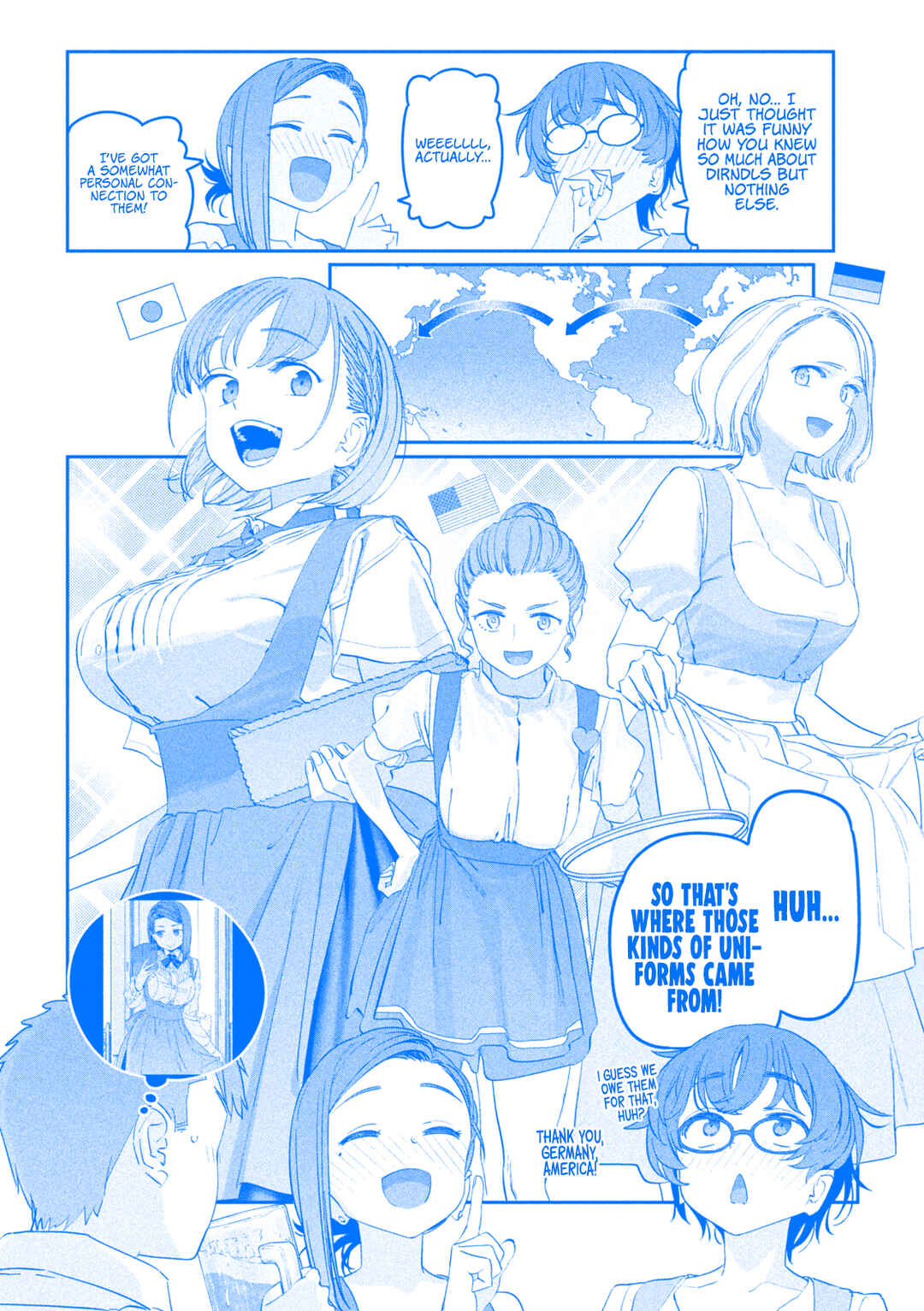 Page 11 Chapter 84 Getsuyoubi no Tawawa (Blue) (Fan Colored)