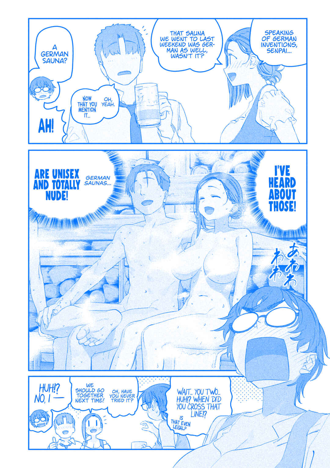 Page 12 Chapter 84 Getsuyoubi no Tawawa (Blue) (Fan Colored)