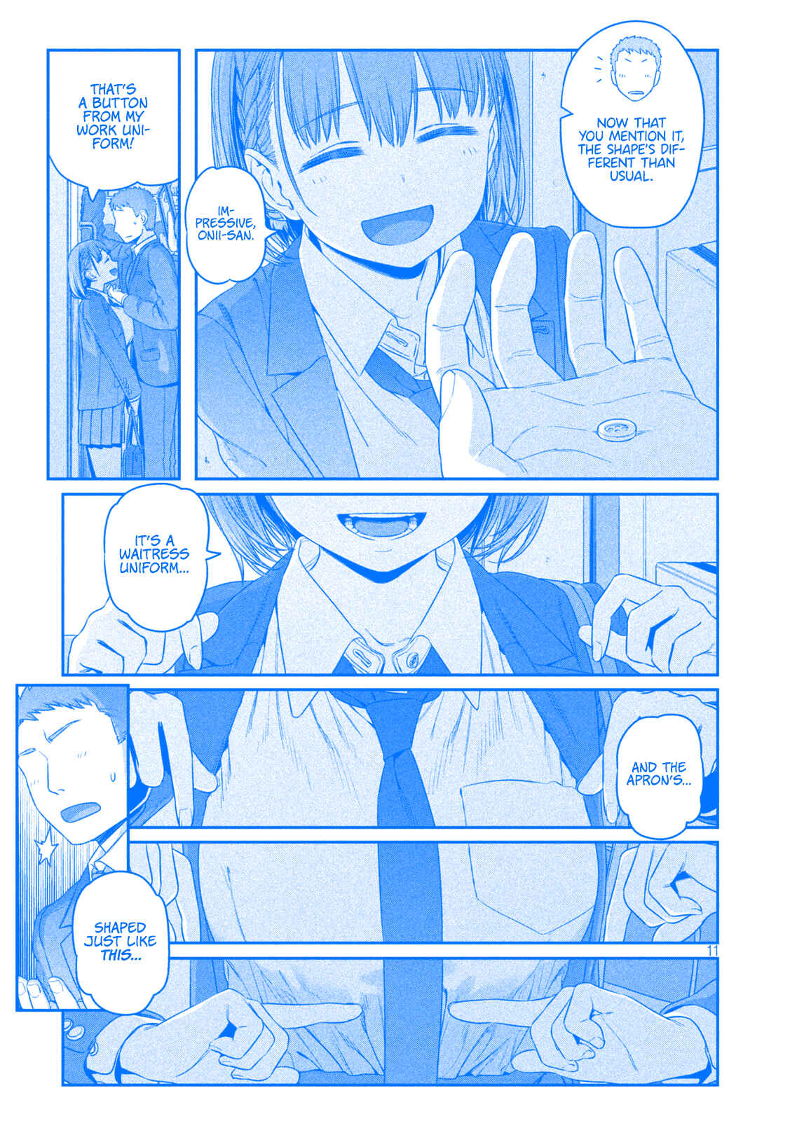 Page 12 Chapter 5 Getsuyoubi no Tawawa (Blue) (Fan Colored)