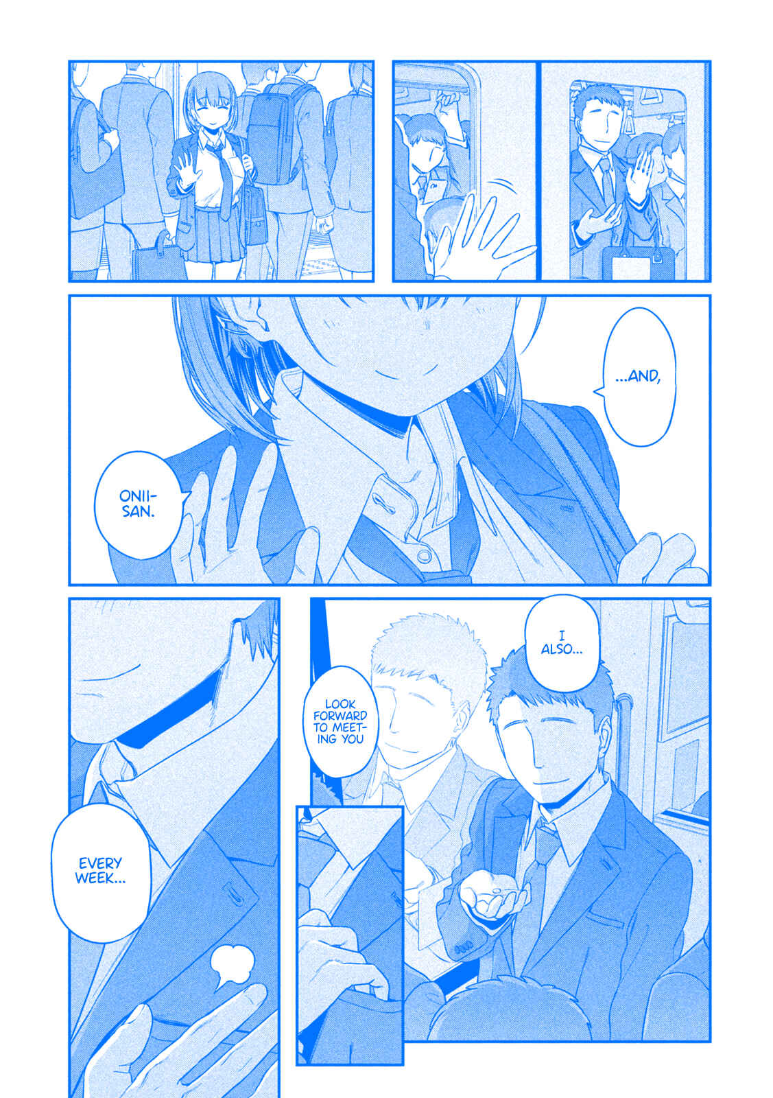 Page 14 Chapter 5 Getsuyoubi no Tawawa (Blue) (Fan Colored)