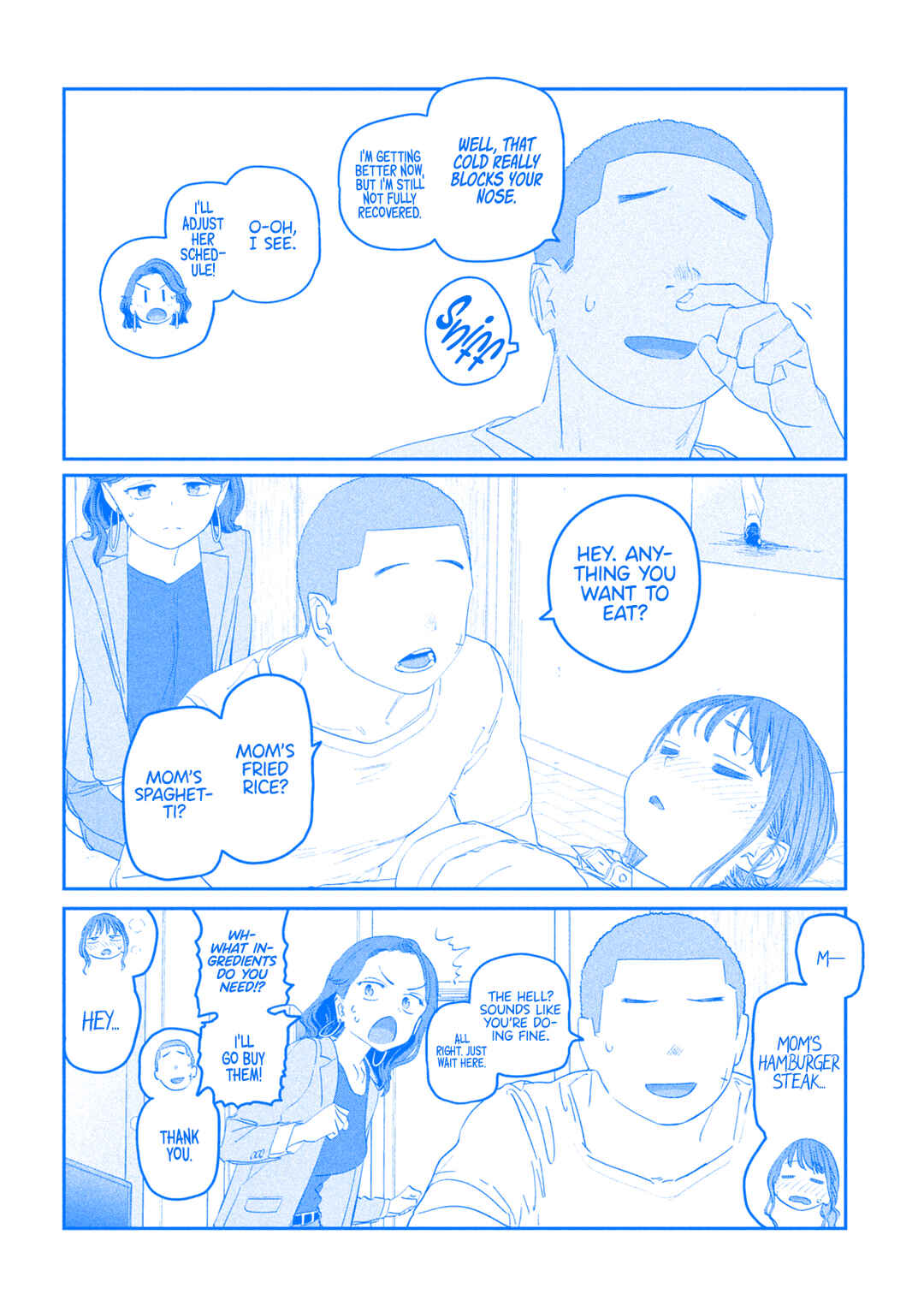 Page 11 Chapter 99 Getsuyoubi no Tawawa (Blue) (Fan Colored)