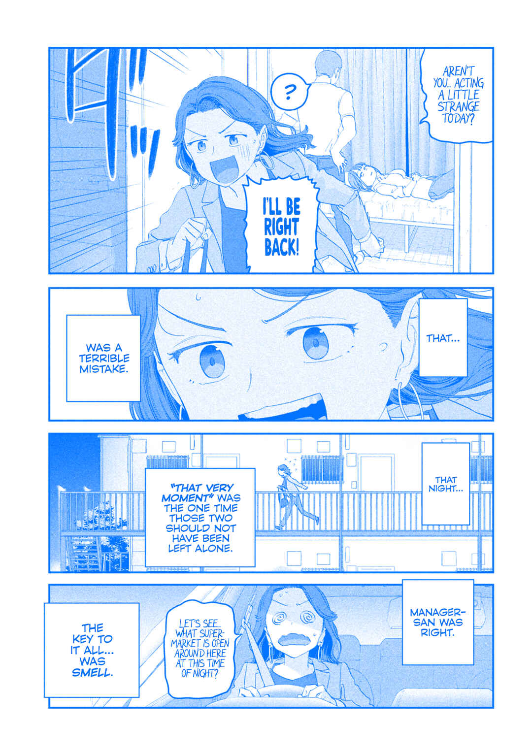 Page 12 Chapter 99 Getsuyoubi no Tawawa (Blue) (Fan Colored)