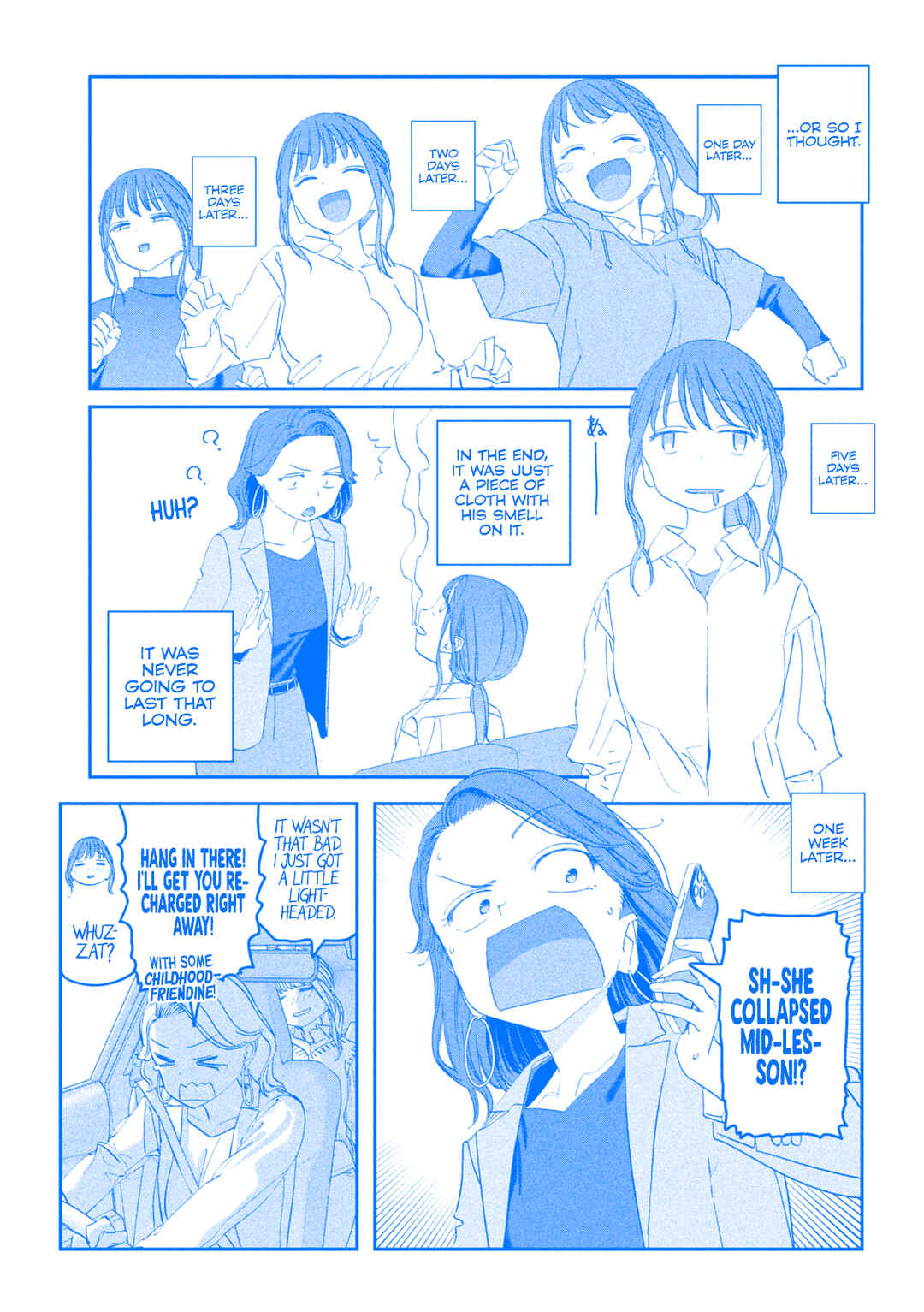 Page 8 Chapter 99 Getsuyoubi no Tawawa (Blue) (Fan Colored)