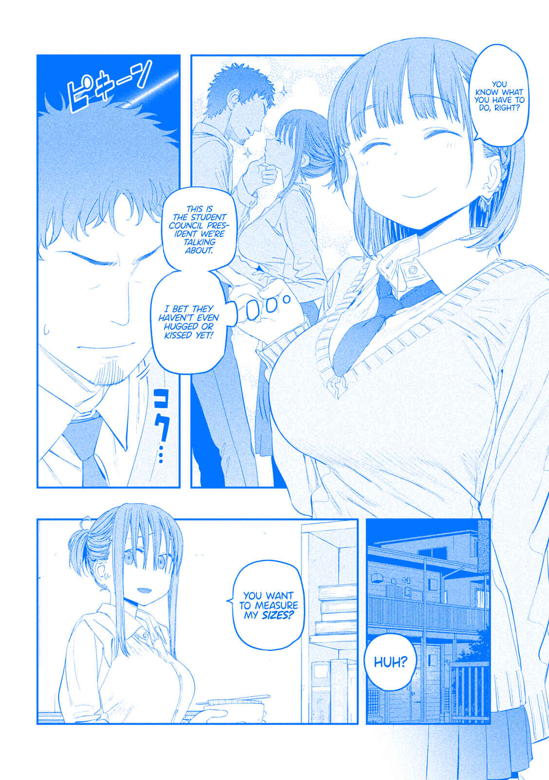 Page 10 Chapter 34 Getsuyoubi no Tawawa (Blue) (Fan Colored)