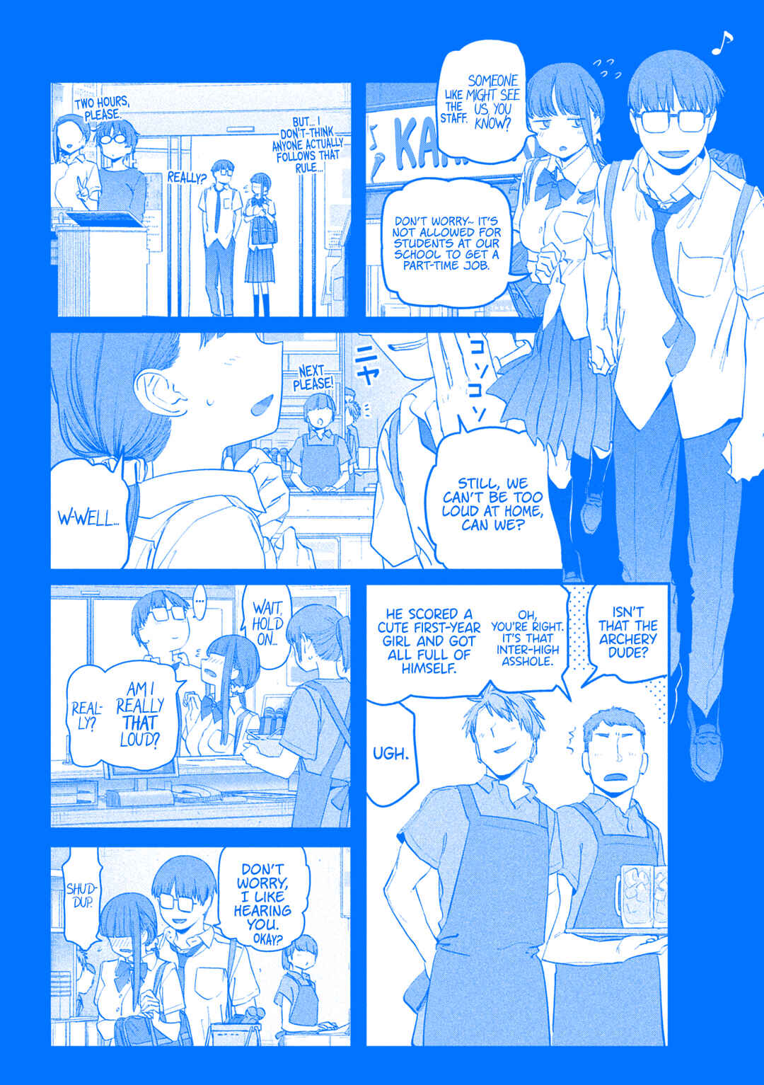 Page 3 Chapter 80 Getsuyoubi no Tawawa (Blue) (Fan Colored)