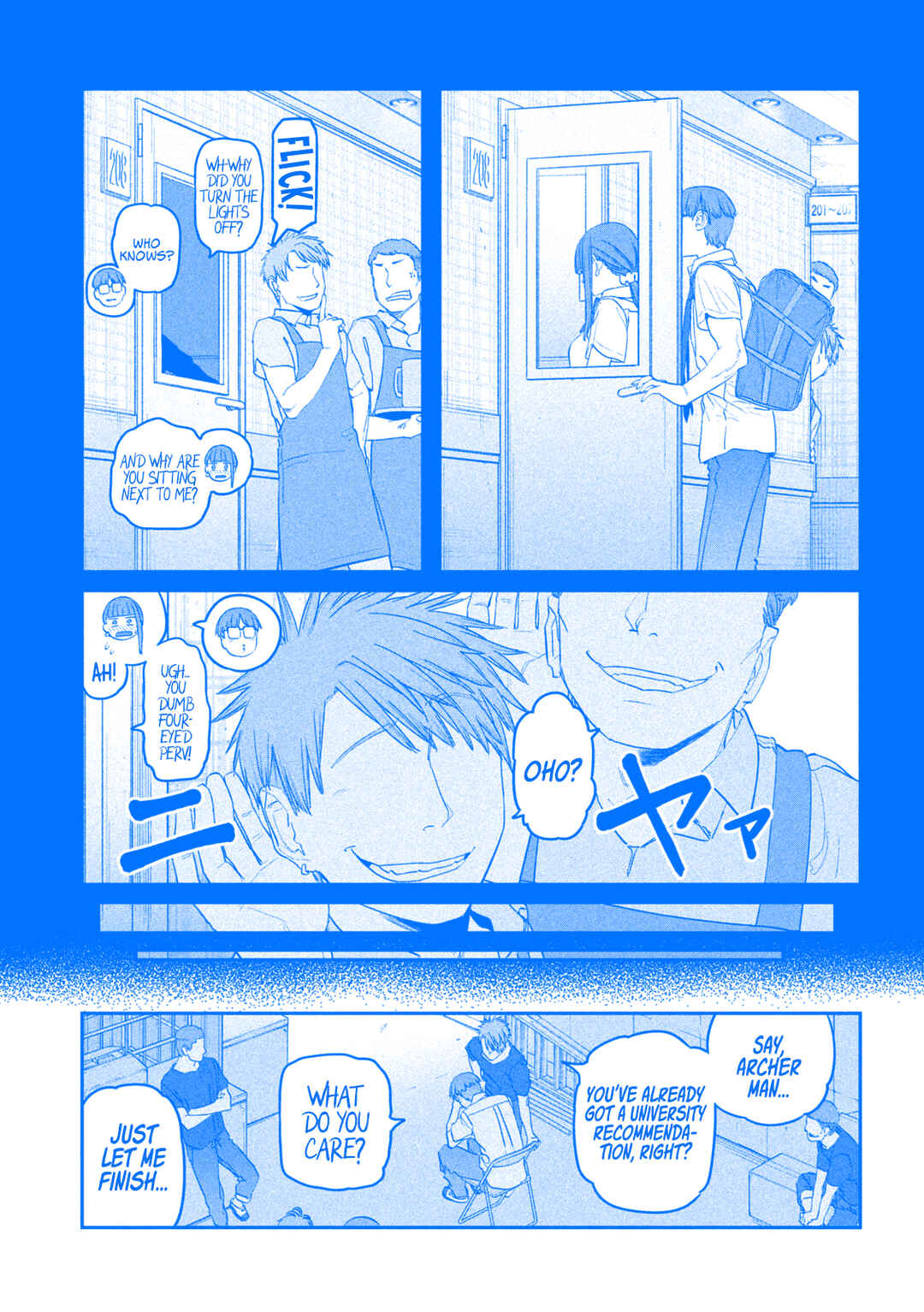 Page 4 Chapter 80 Getsuyoubi no Tawawa (Blue) (Fan Colored)