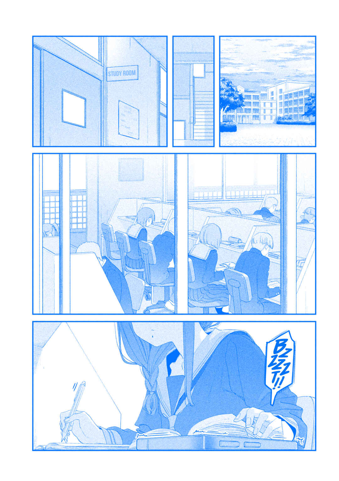 Page 12 Chapter 106 Getsuyoubi no Tawawa (Blue) (Fan Colored)