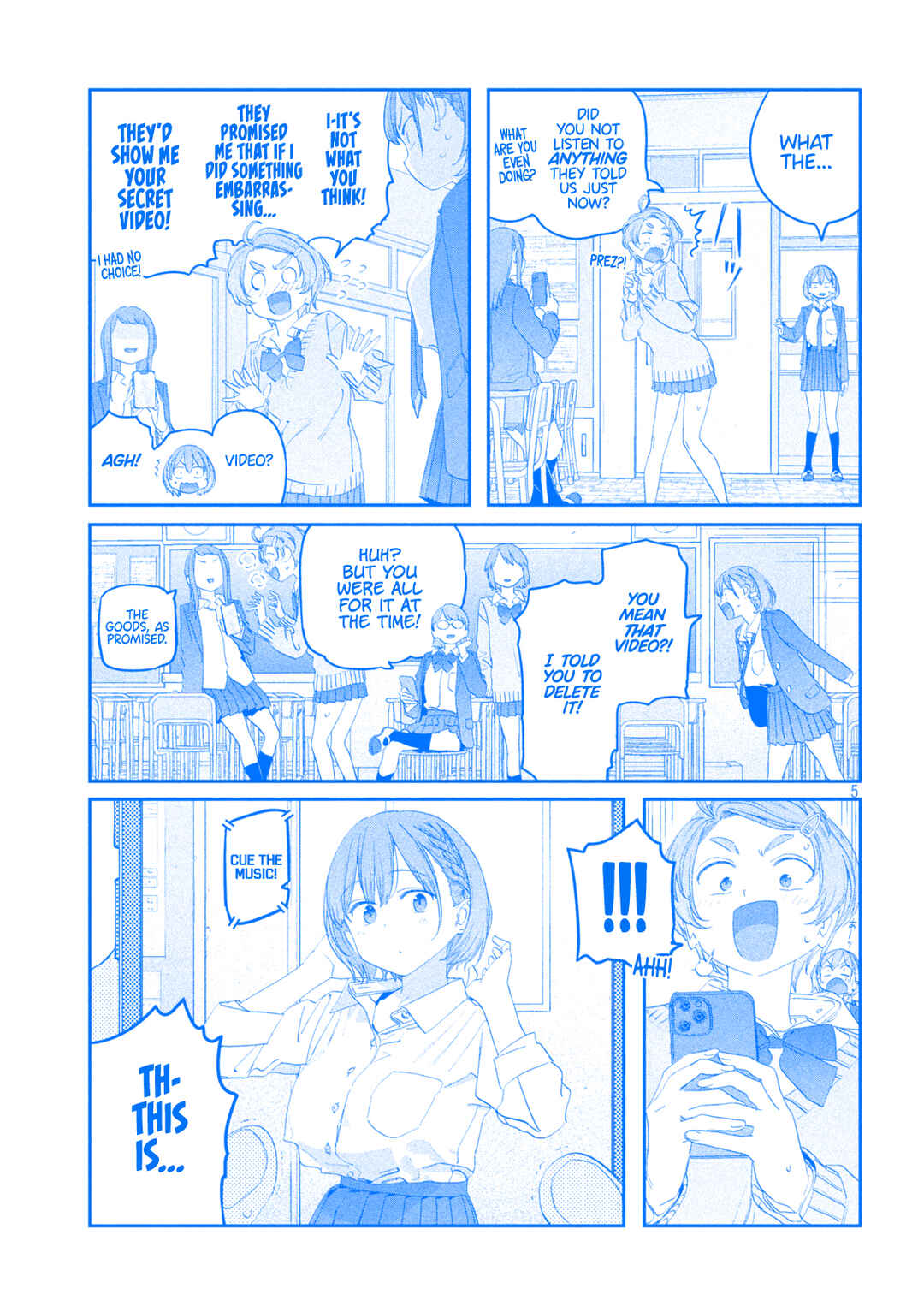 Page 6 Chapter 106 Getsuyoubi no Tawawa (Blue) (Fan Colored)
