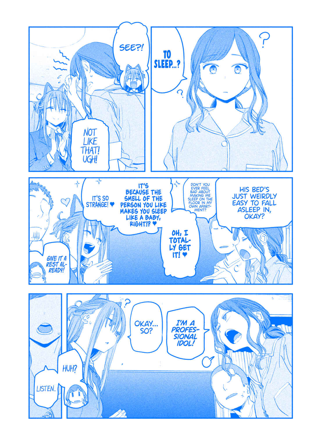Page 10 Chapter 85 Getsuyoubi no Tawawa (Blue) (Fan Colored)