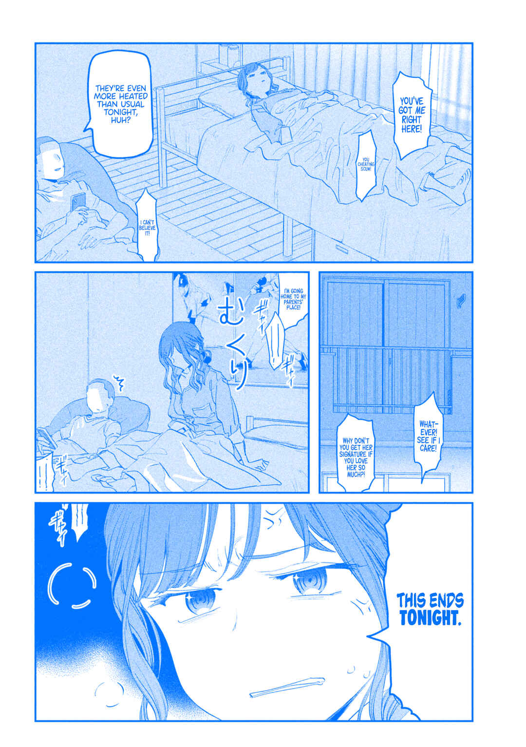 Page 3 Chapter 85 Getsuyoubi no Tawawa (Blue) (Fan Colored)