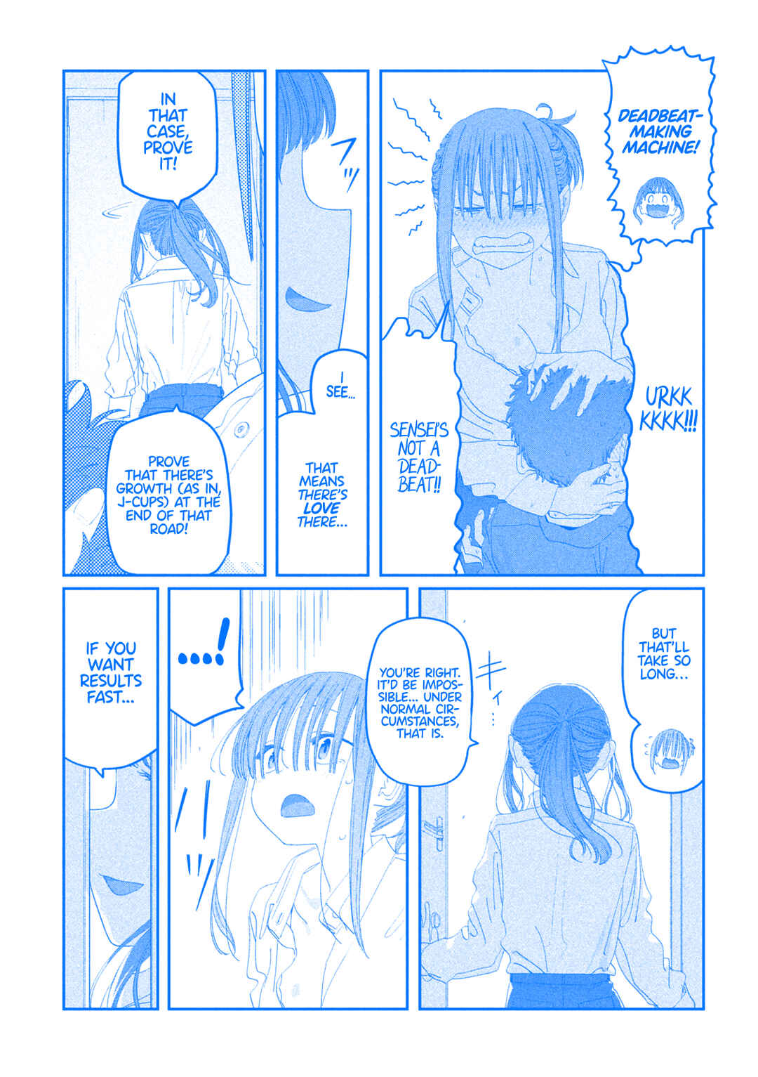 Page 12 Chapter 117 Getsuyoubi no Tawawa (Blue) (Fan Colored)