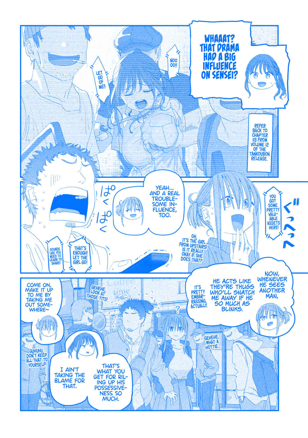 Page 3 Chapter 117 Getsuyoubi no Tawawa (Blue) (Fan Colored)