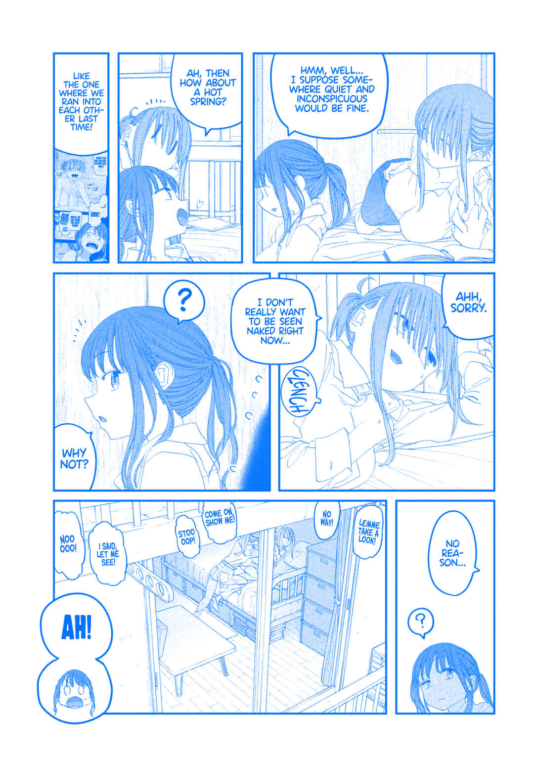 Page 4 Chapter 117 Getsuyoubi no Tawawa (Blue) (Fan Colored)
