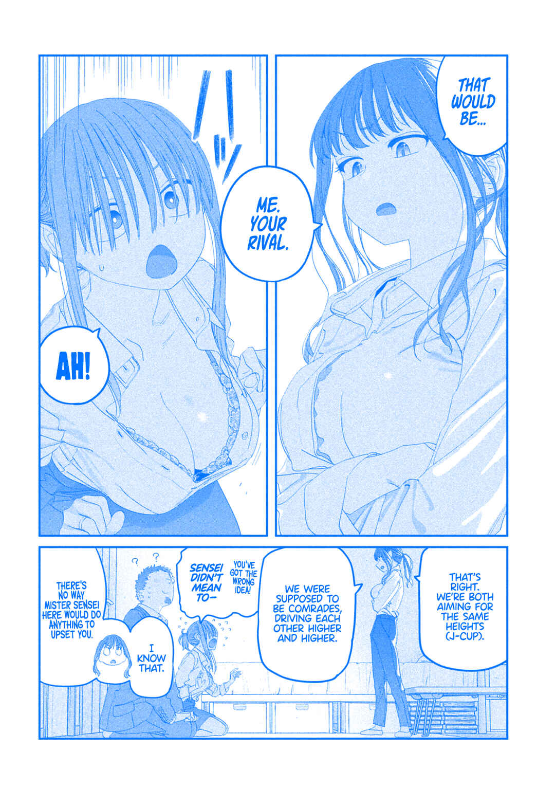 Page 9 Chapter 117 Getsuyoubi no Tawawa (Blue) (Fan Colored)