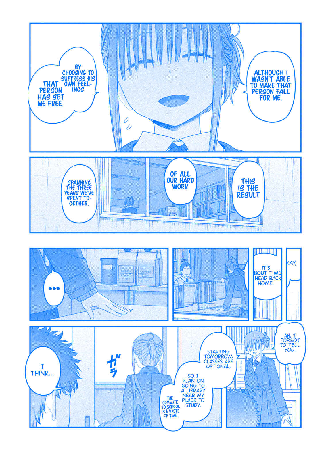 Page 13 Chapter 24 Getsuyoubi no Tawawa (Blue) (Fan Colored)