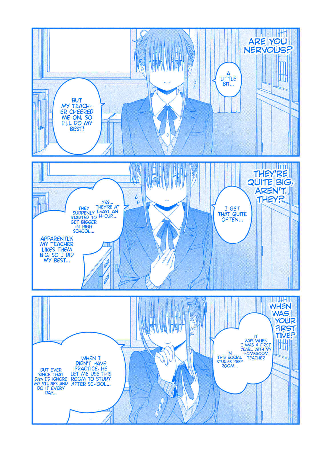 Page 9 Chapter 24 Getsuyoubi no Tawawa (Blue) (Fan Colored)