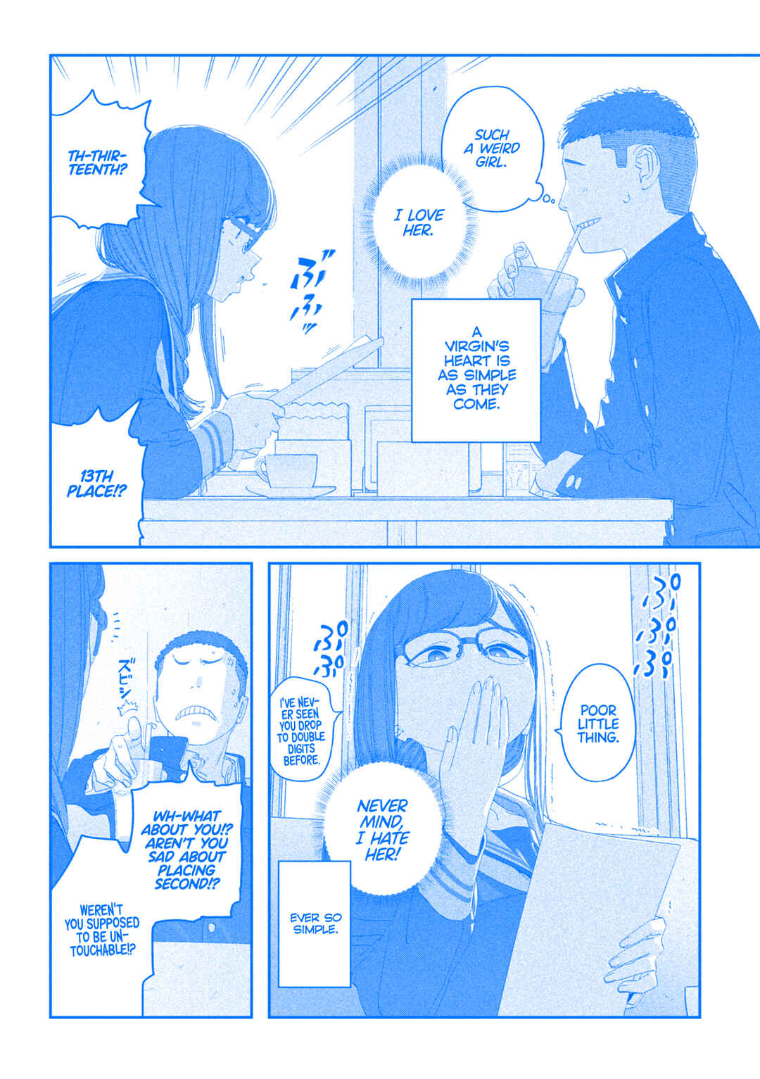 Page 8 Chapter 114 Getsuyoubi no Tawawa (Blue) (Fan Colored)