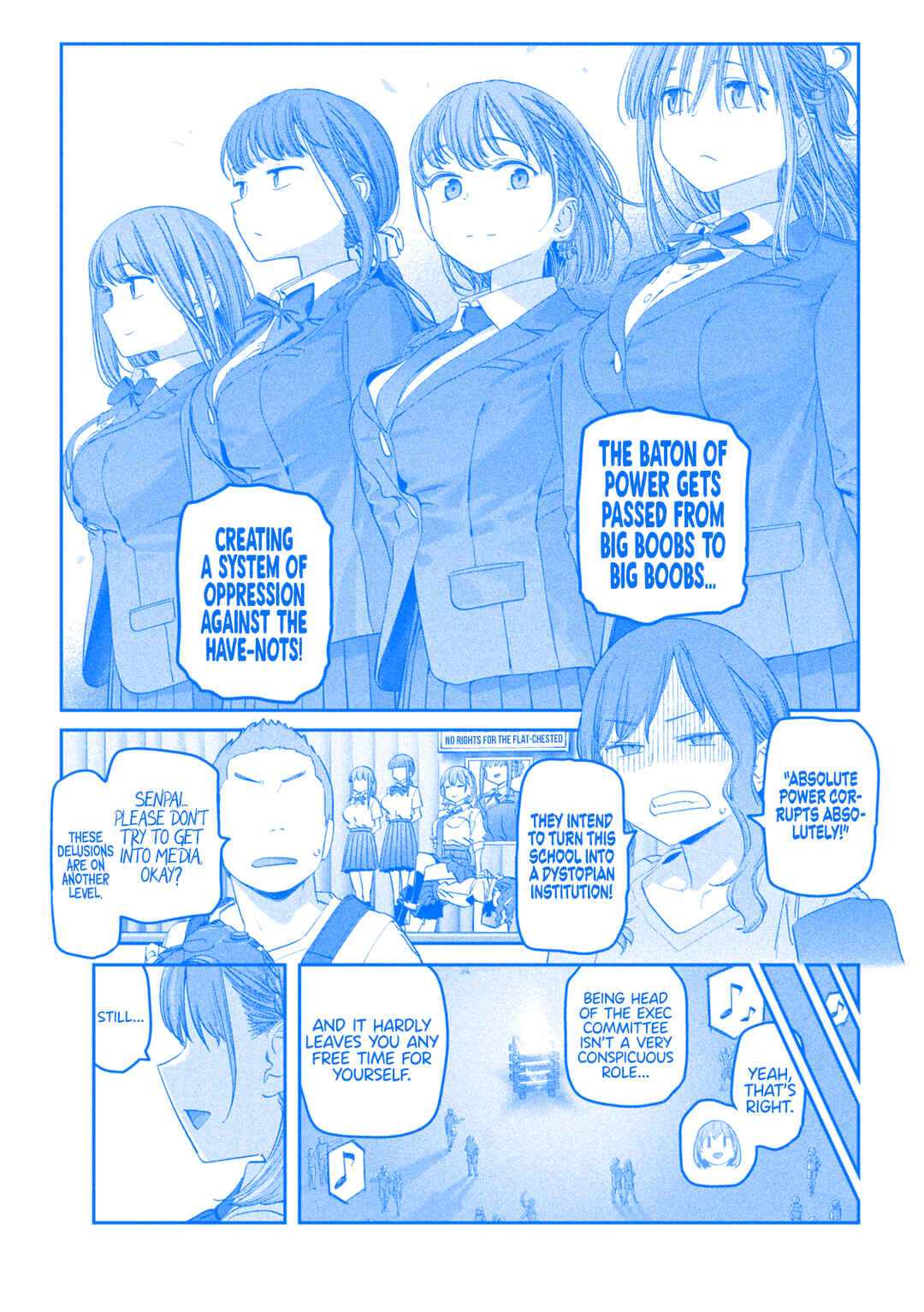 Page 10 Chapter 83 Getsuyoubi no Tawawa (Blue) (Fan Colored)