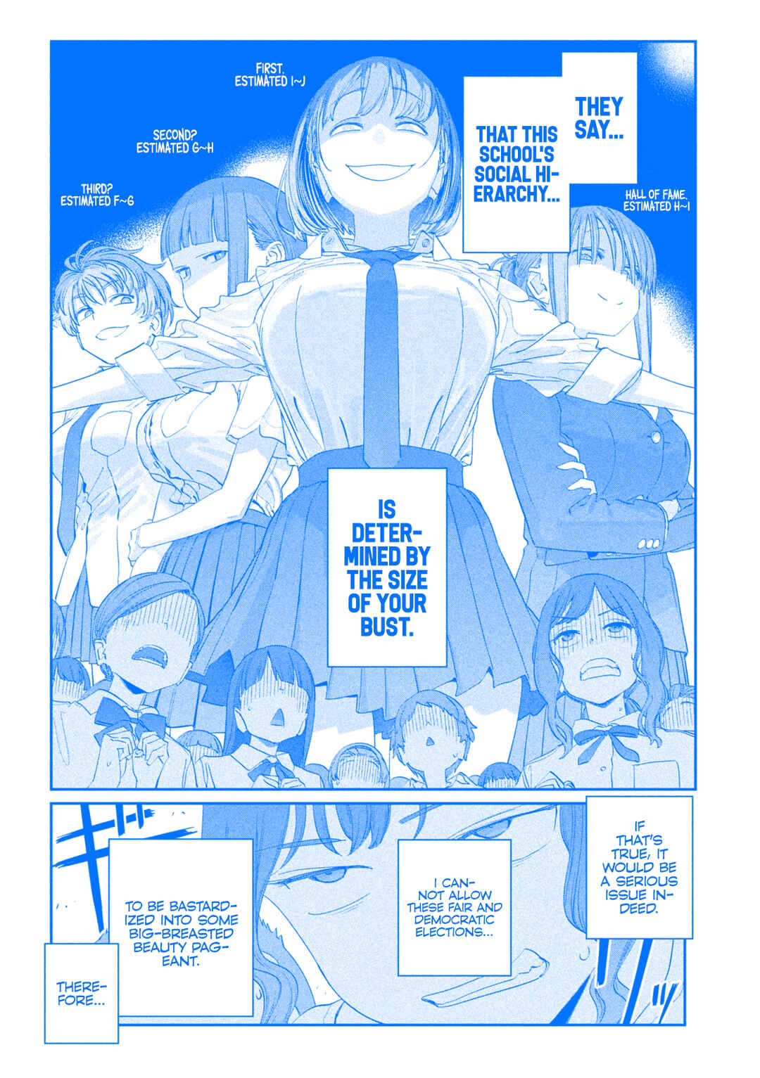 Page 5 Chapter 83 Getsuyoubi no Tawawa (Blue) (Fan Colored)