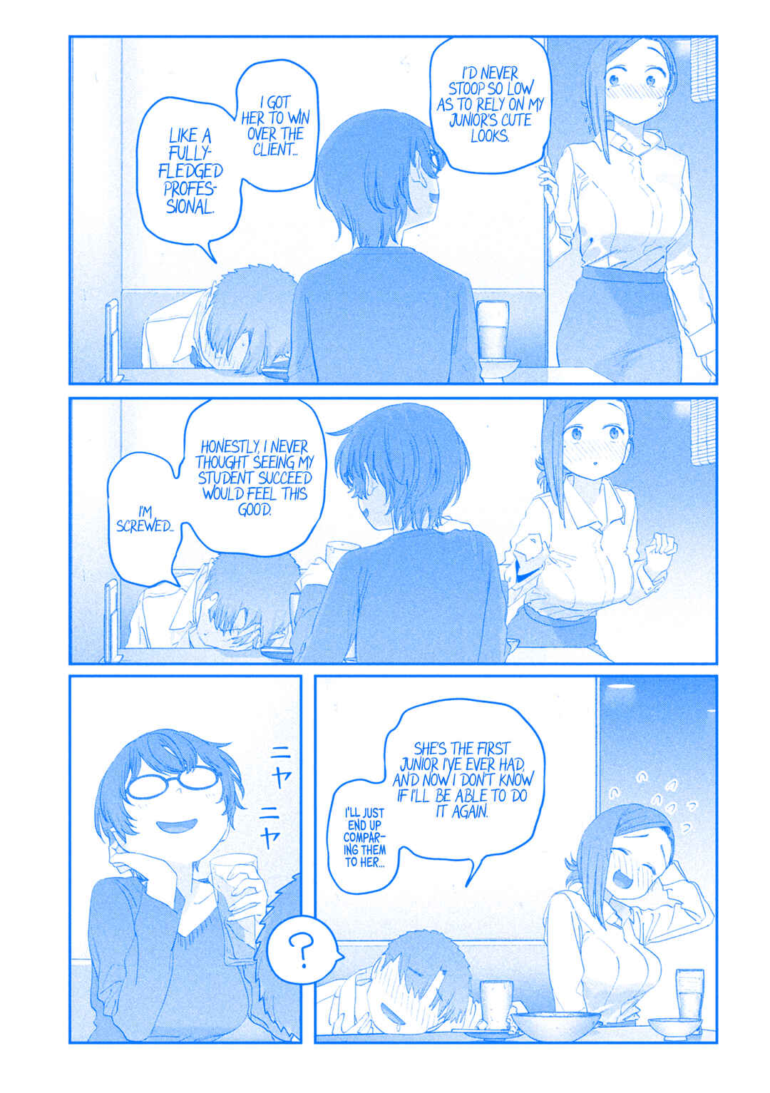 Page 10 Chapter 103 Getsuyoubi no Tawawa (Blue) (Fan Colored)