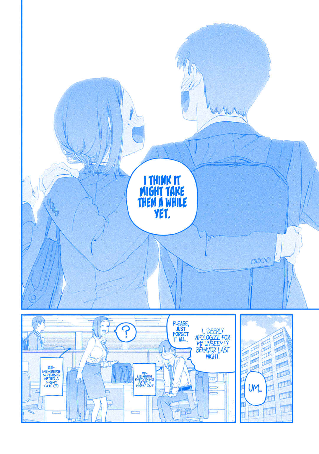 Page 13 Chapter 103 Getsuyoubi no Tawawa (Blue) (Fan Colored)