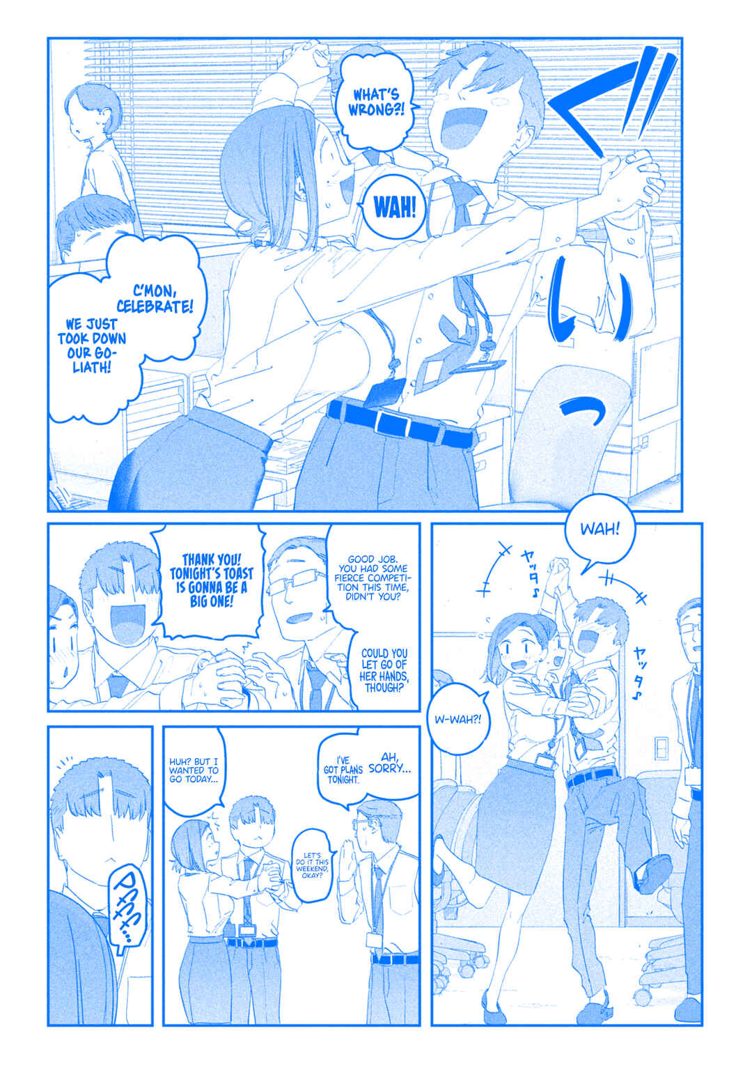Page 3 Chapter 103 Getsuyoubi no Tawawa (Blue) (Fan Colored)