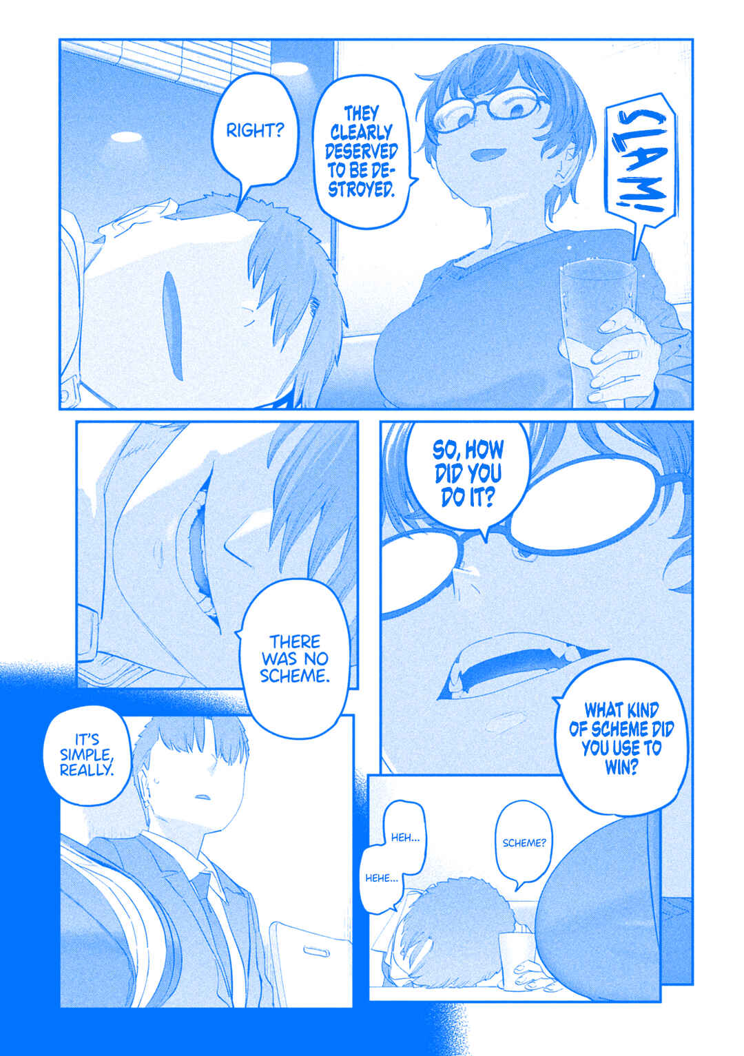 Page 8 Chapter 103 Getsuyoubi no Tawawa (Blue) (Fan Colored)