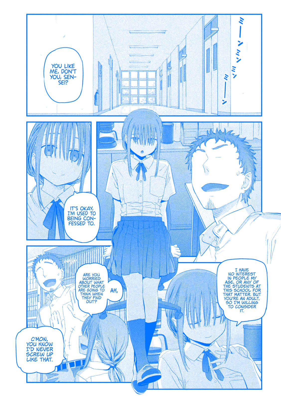 Page 10 Chapter 14 Getsuyoubi no Tawawa (Blue) (Fan Colored)