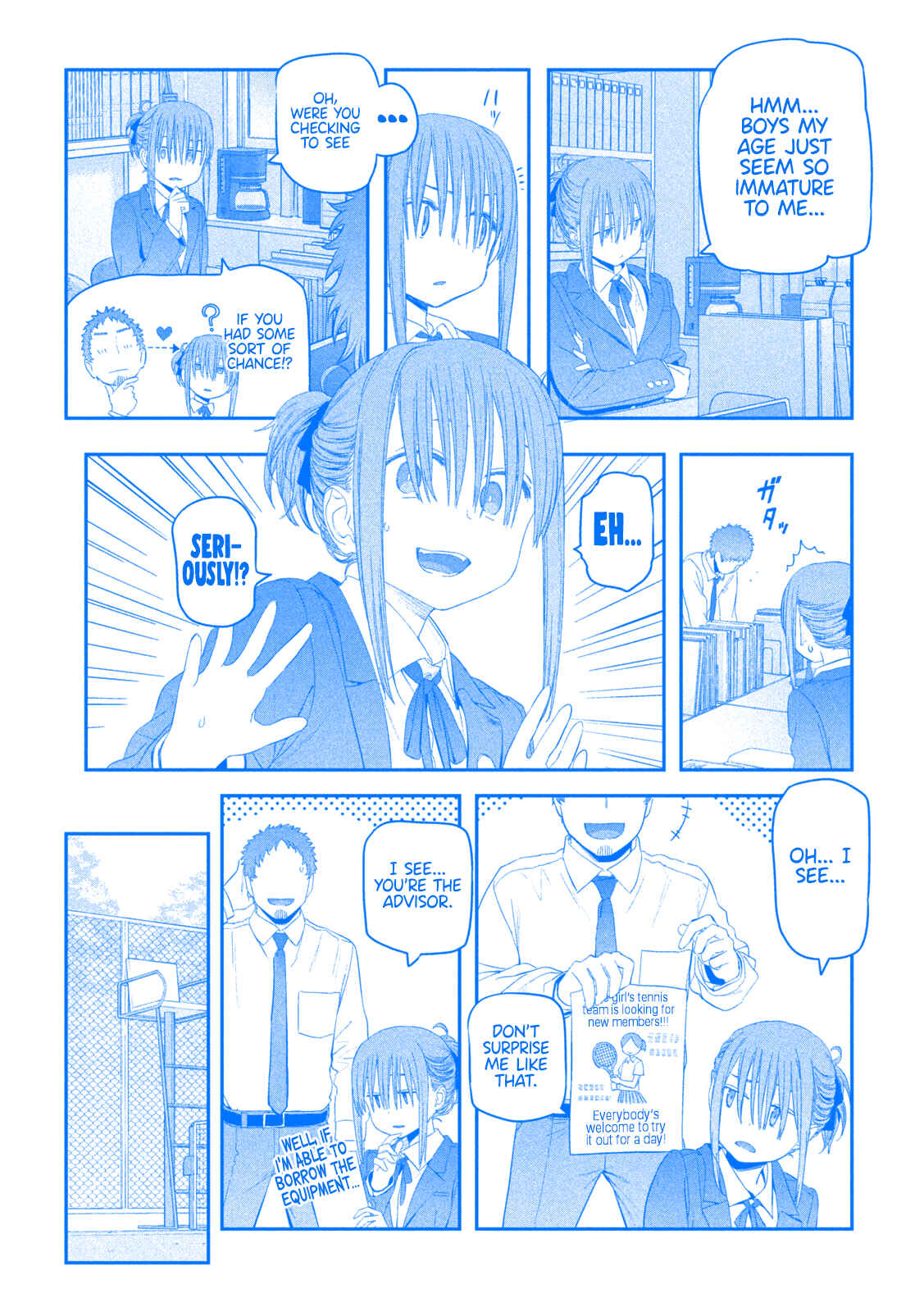 Page 6 Chapter 14 Getsuyoubi no Tawawa (Blue) (Fan Colored)