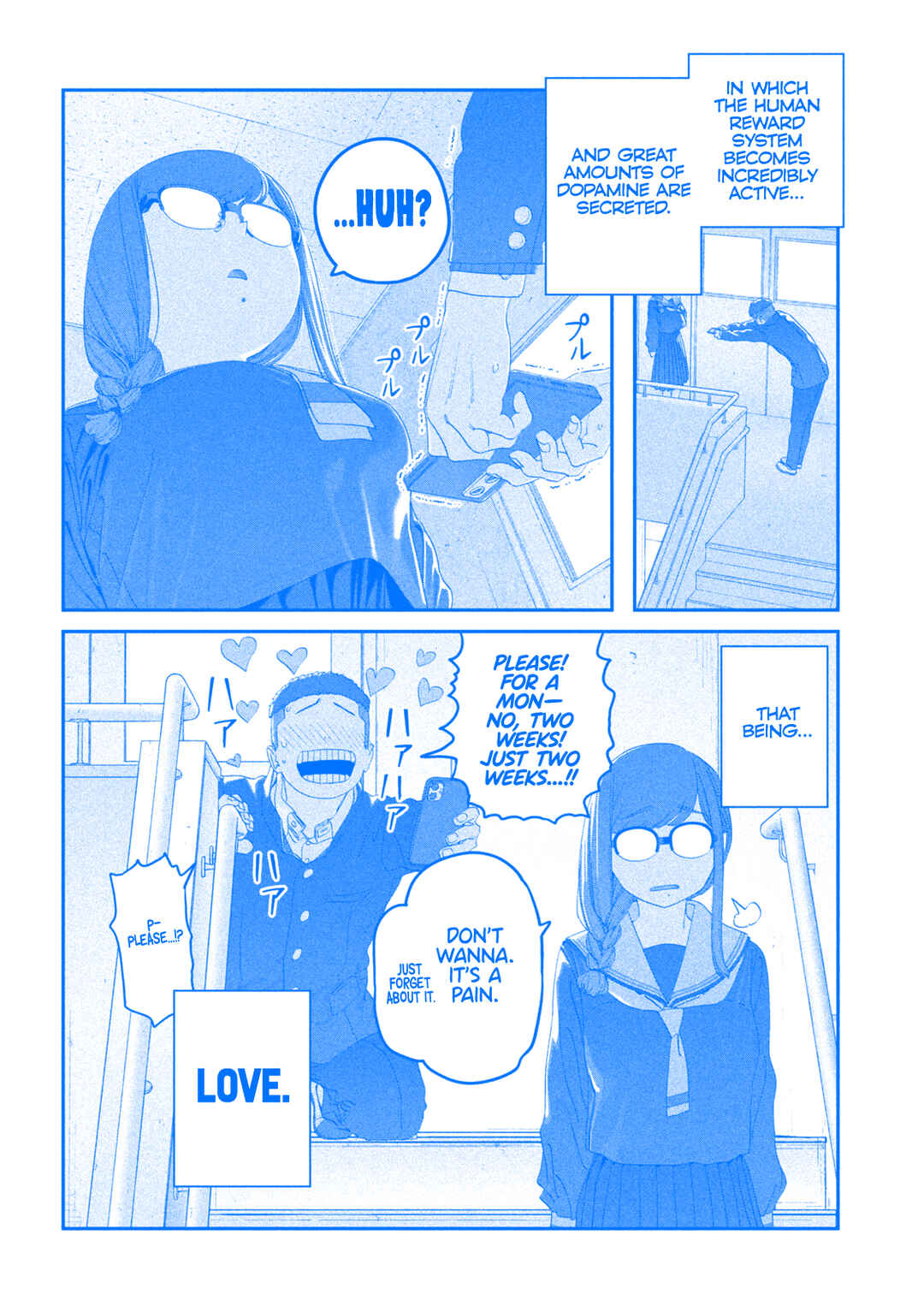 Page 14 Chapter 116 Getsuyoubi no Tawawa (Blue) (Fan Colored)