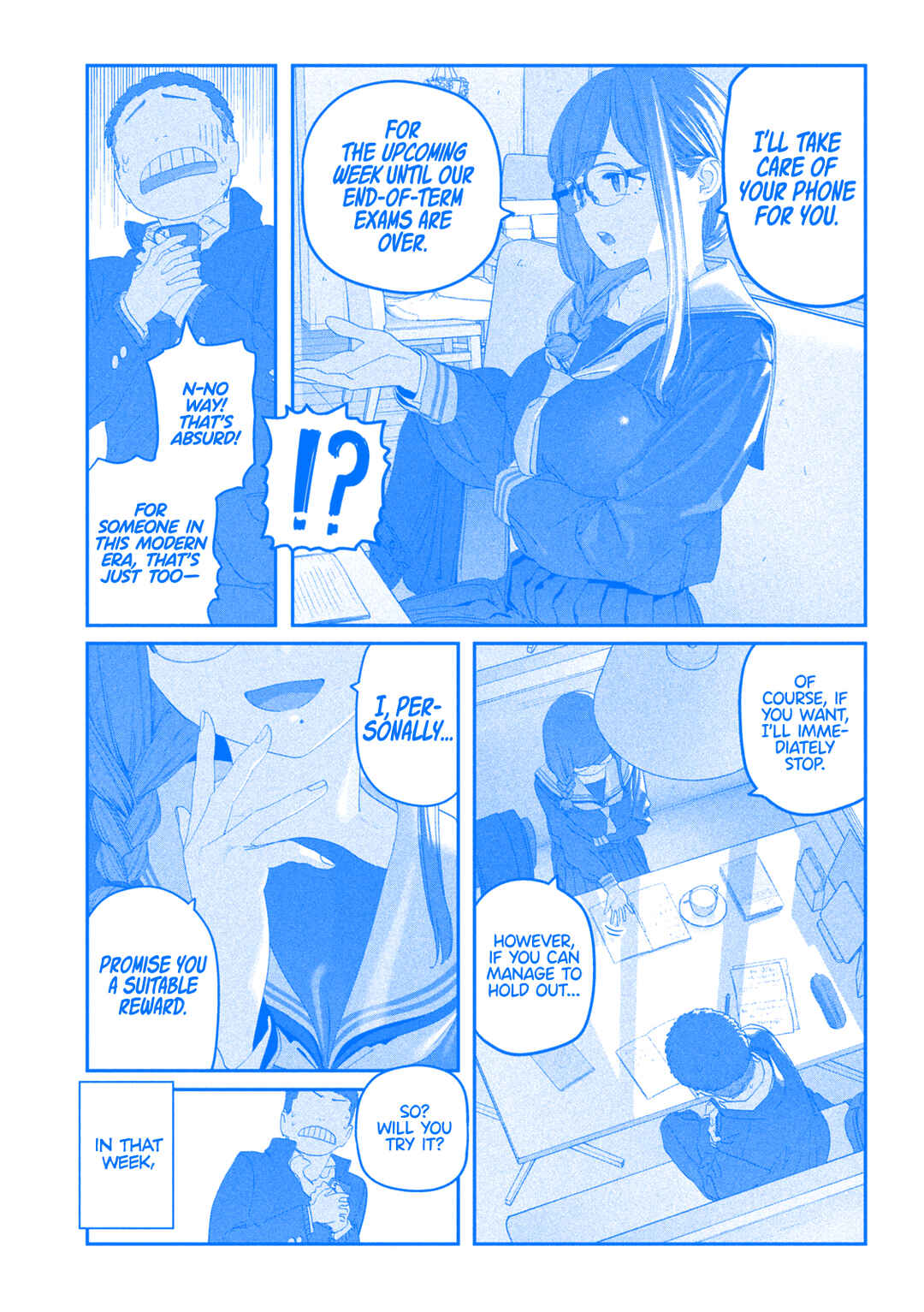 Page 9 Chapter 116 Getsuyoubi no Tawawa (Blue) (Fan Colored)
