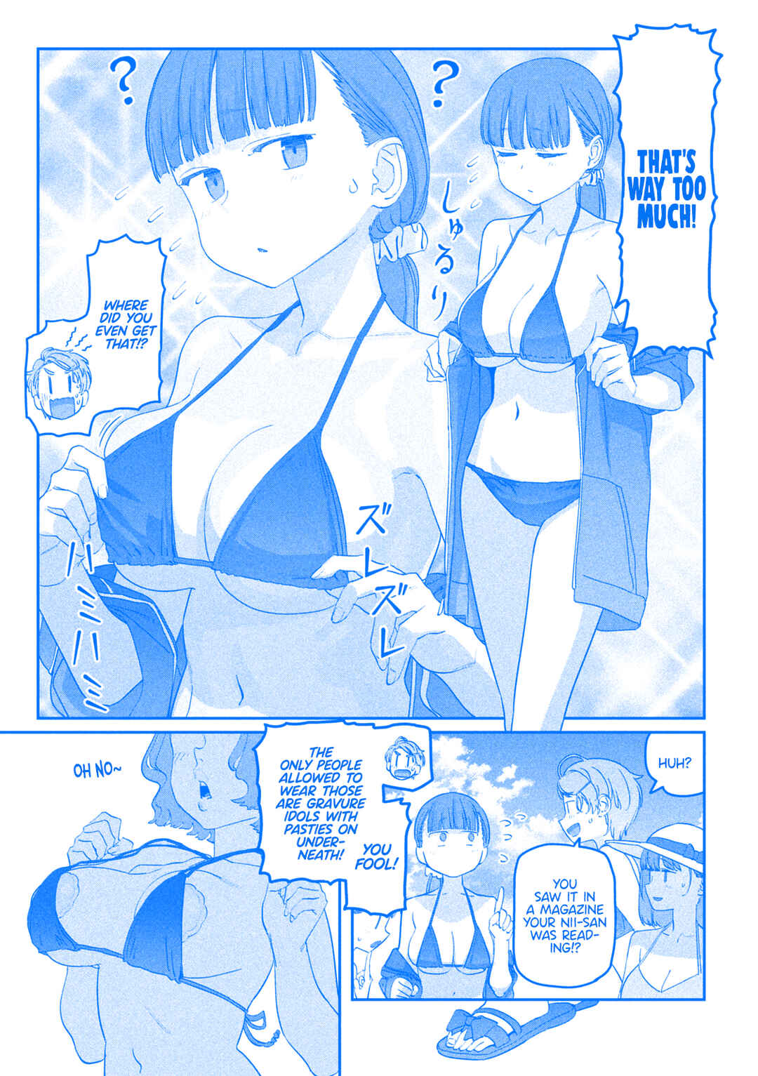 Page 6 Chapter 59 Getsuyoubi no Tawawa (Blue) (Fan Colored)