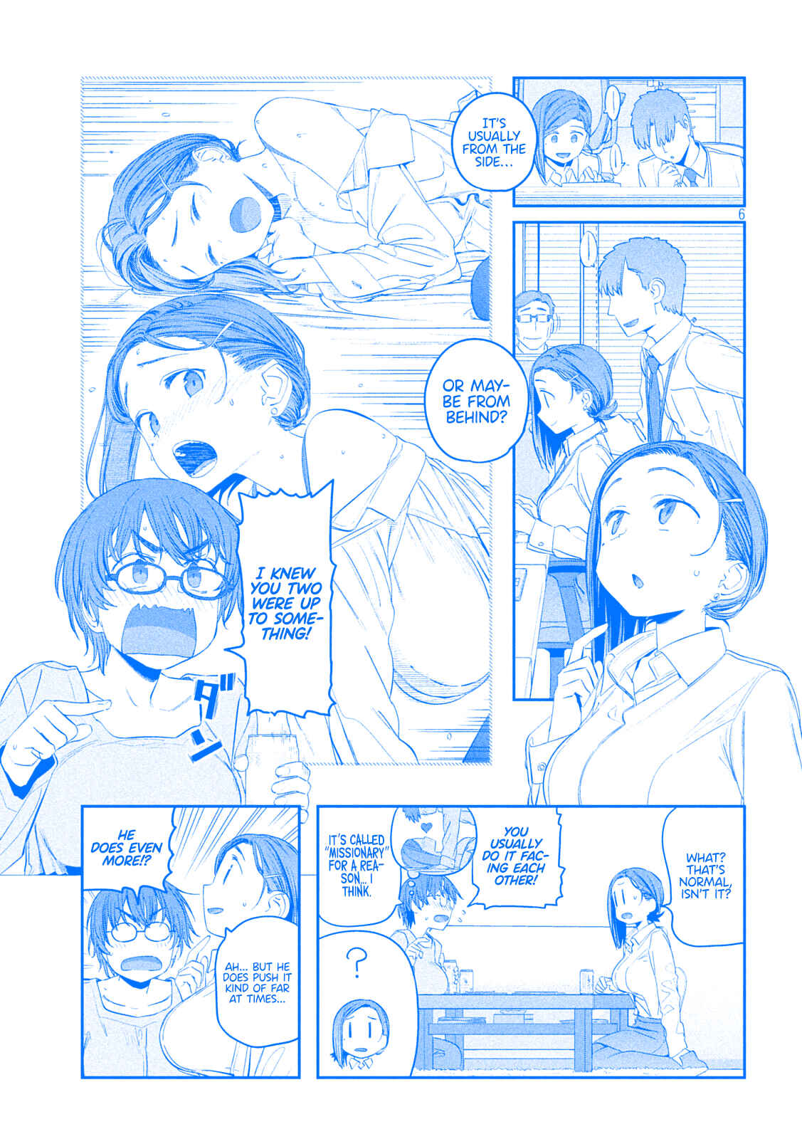 Page 6 Chapter 35 Getsuyoubi no Tawawa (Blue) (Fan Colored)