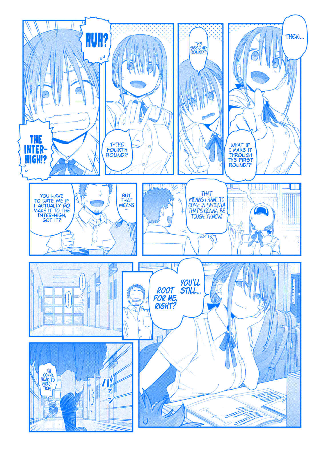 Page 10 Chapter 15 Getsuyoubi no Tawawa (Blue) (Fan Colored)