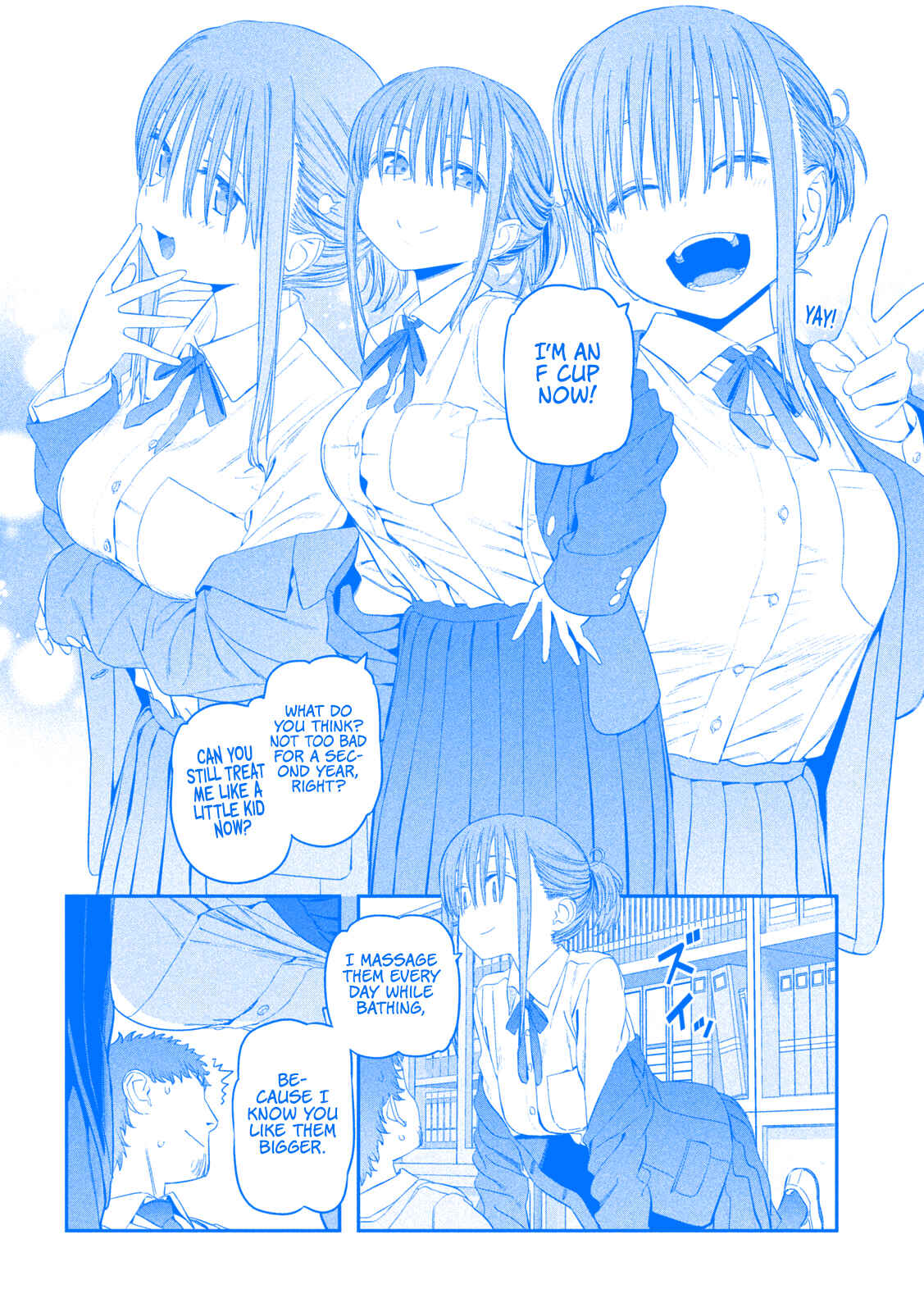 Page 3 Chapter 15 Getsuyoubi no Tawawa (Blue) (Fan Colored)