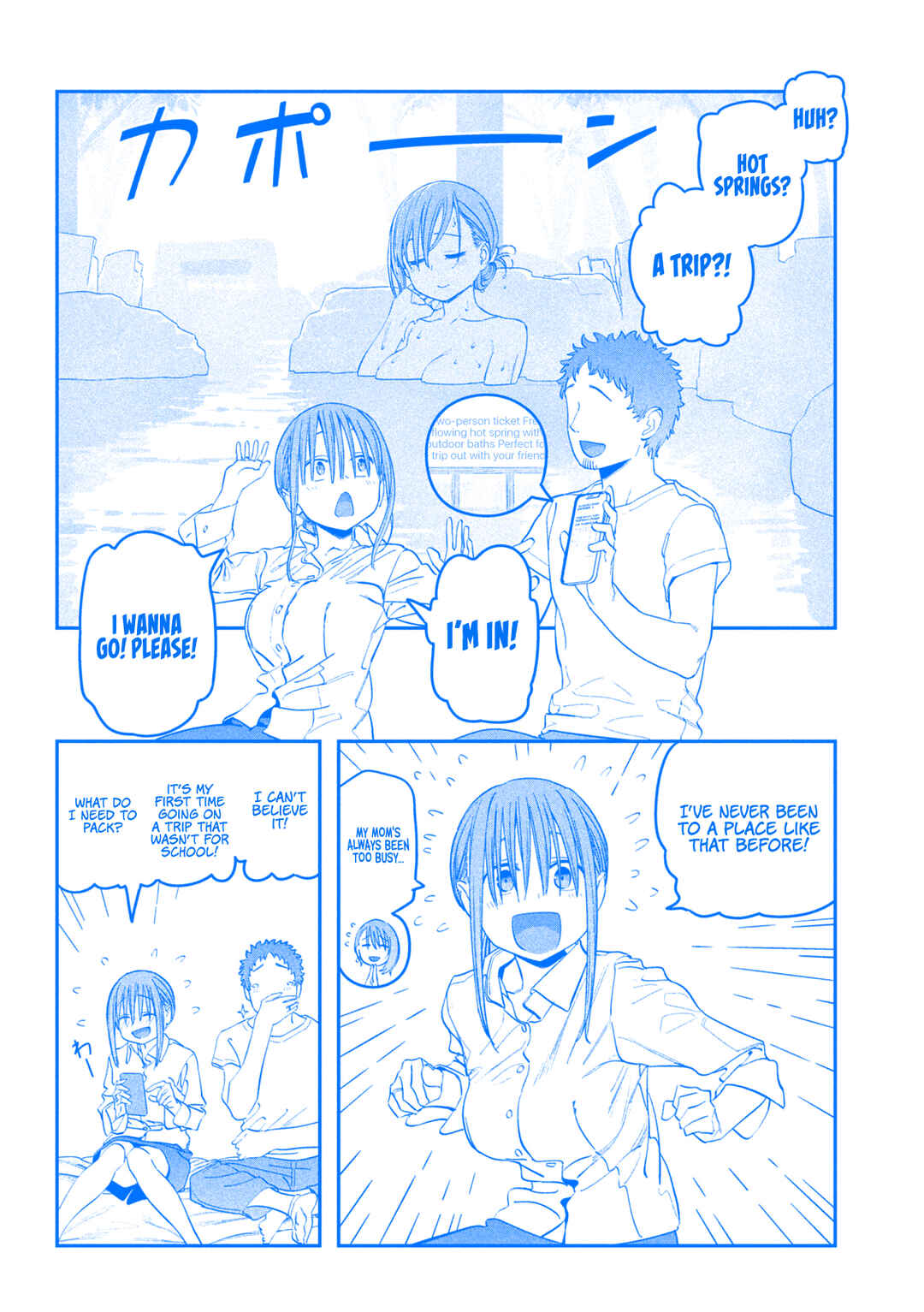 Page 11 Chapter 72 Getsuyoubi no Tawawa (Blue) (Fan Colored)